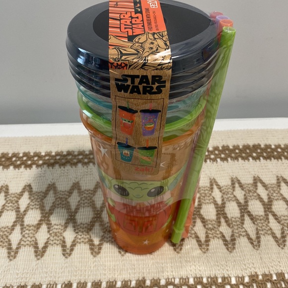 zak! Dining Zak Designs Star Wars Baby Yoda The Child 4 Pack